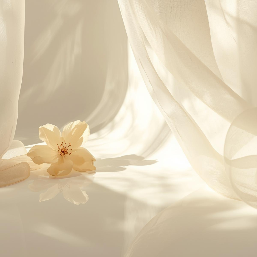 Imagen evocadora de luminosidad natural que representa los beneficios del sérum de vitamina C para una piel más uniforme y radiante