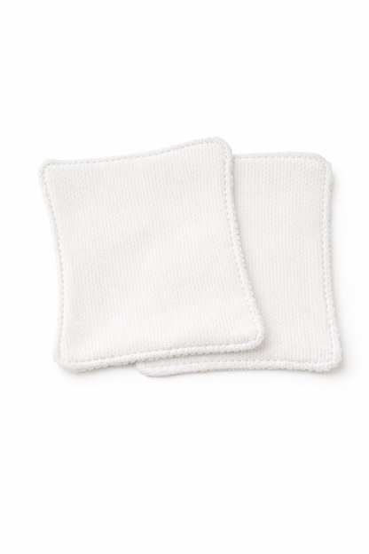 Toallitas desmaquilladoras reutilizables de algodón (pack de 5)