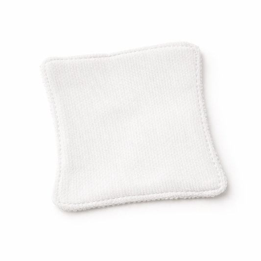 Toallitas desmaquilladoras reutilizables de algodón (pack de 5)