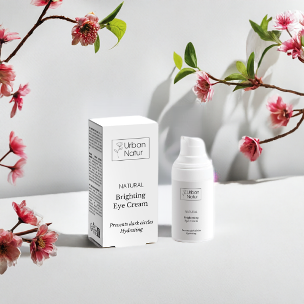 Cosmética natural certificada para el cuidado del contorno de ojos con ingredientes orgánicos