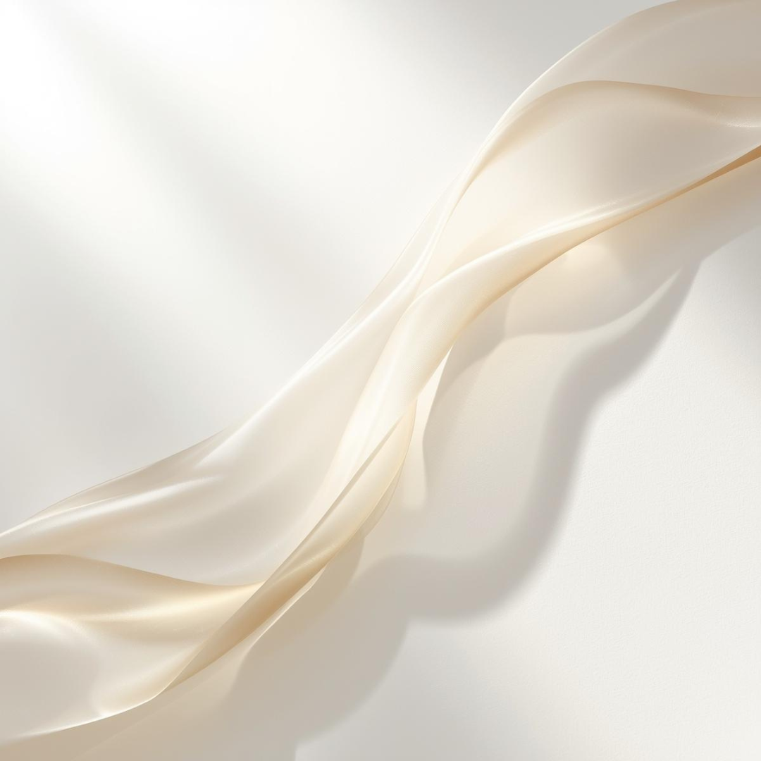 Imagen conceptual con ondas suaves de luz que evocan la elasticidad y firmeza del sérum Collagen Boost de Urban Natur.