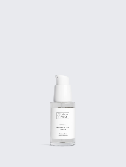 Sérum Hidratación Intensa con Ácido Hialurónico de Urban Natur en envase minimalista, diseñado para aportar hidratación profunda y confort a la piel.